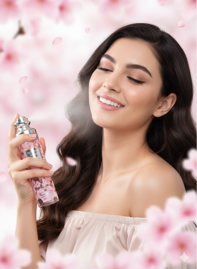 emper Pink Petals Gift Set Body Mist and Lotion 250ml - Image 3